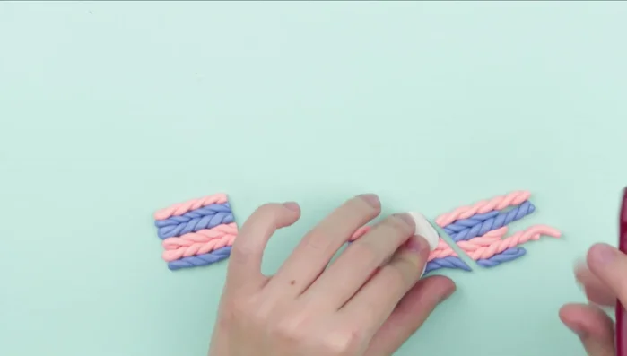 Cut out another mitten piece.