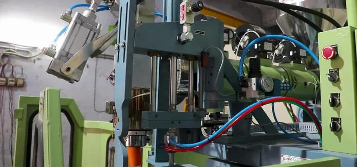 Inflate the paste using high-pressure air (100-150 psi) to the shape of the mold.