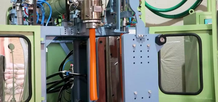 Eject the product from the mold after cooling.