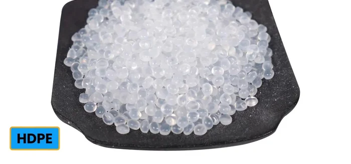 Load raw materials (HDPE, PP, and masterbatch for color) into a hopper.