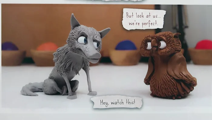 They transform into various animals and objects, showing their imaginative play.