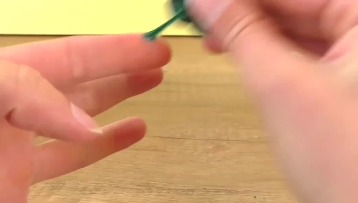 Attempt to create a larger balloon by adding more material from the tube and ensuring a better seal.