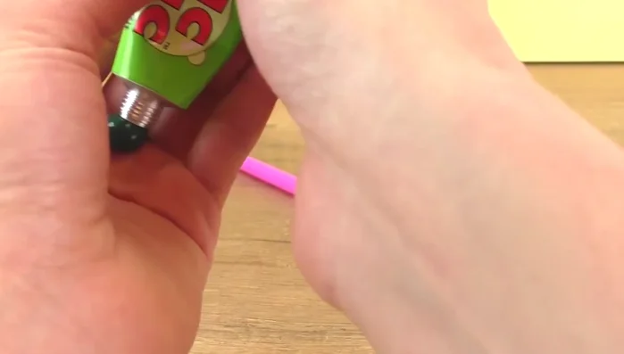 Form the material into a small circle.