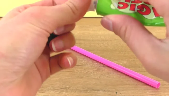 Form the material into a small circle.