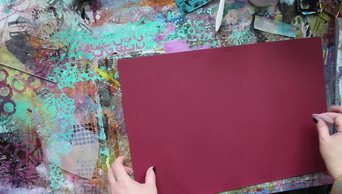 Prepare your Canon colored paper. This paper offers a nice texture.