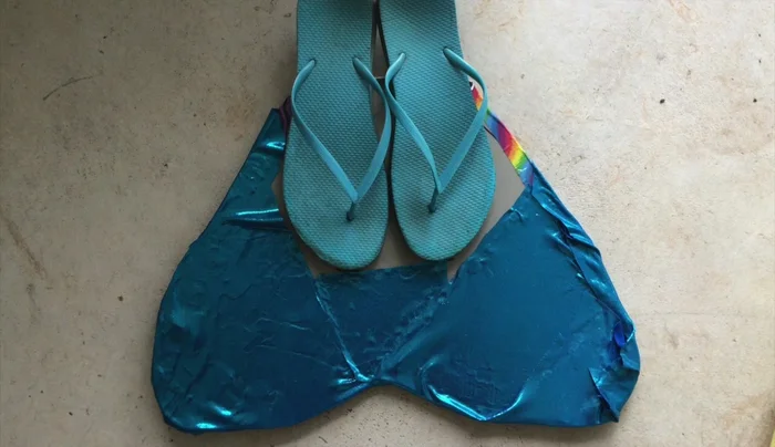 Fabric Cover (optional): Glue leftover fabric over the monofin for added protection and aesthetics.