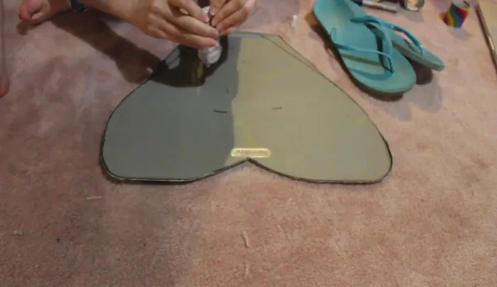 Fabric Cover (optional): Glue leftover fabric over the monofin for added protection and aesthetics.