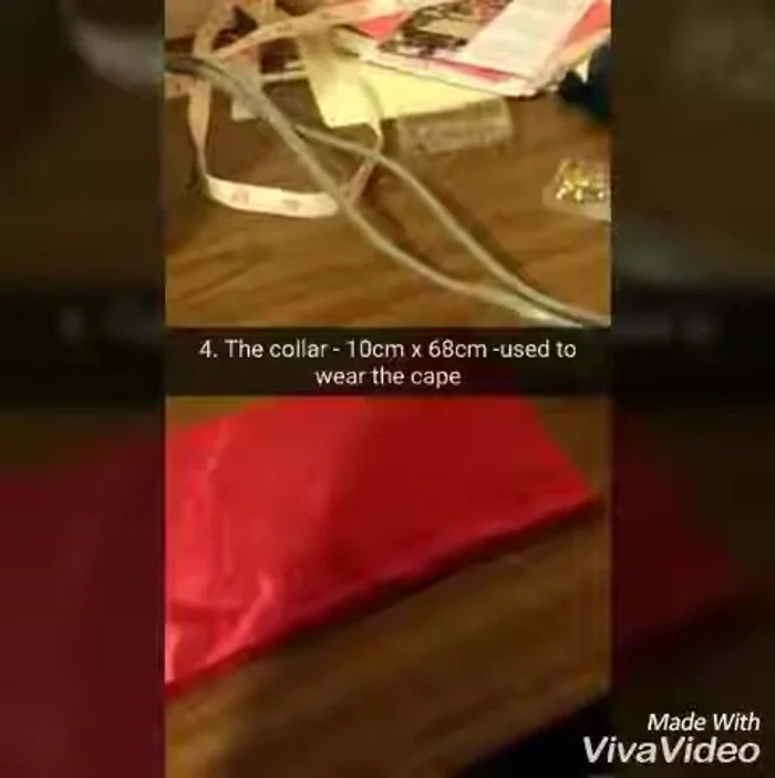 Sew along the pinned edge of the collar tube, leaving an opening for inserting the collar later.