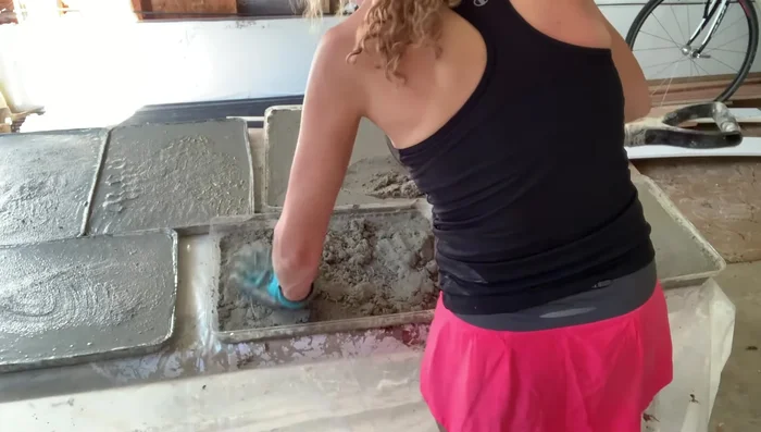 Let dry: Let the pans sit for about a day and a half.