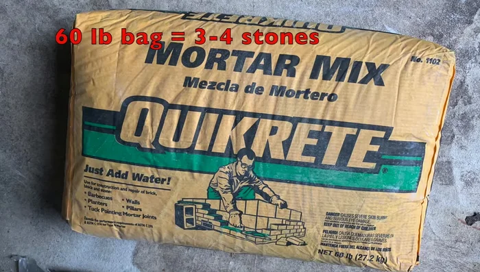 Spray leaves: Spray the back of the leaves with cooking spray to help them release from the cement later.