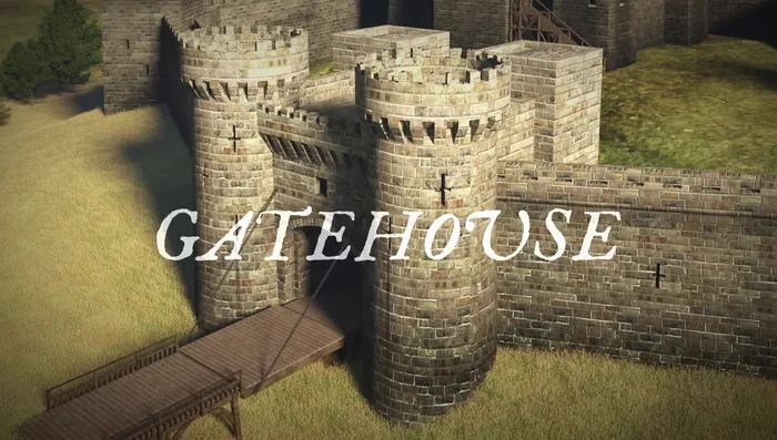 Fortifying the Gatehouse: Constructing a strong gatehouse with towers on either side, an outer and inner gate, portcullises, and a drawbridge; using murder holes in the ceiling and walls for defense.