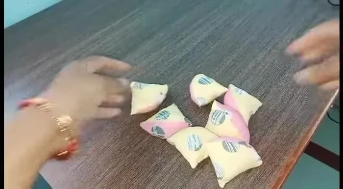 Repeat steps 1-8 to create 11 more identical fabric pieces.