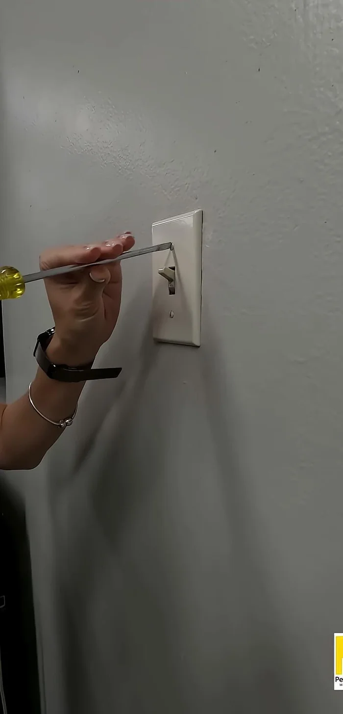 Remove switch and outlet covers.