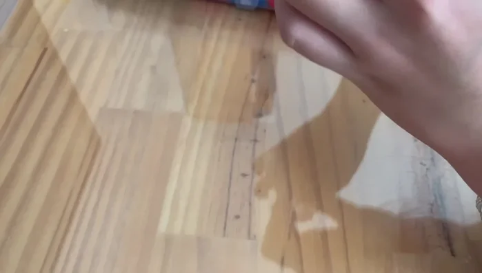 Selecting beads and string for the bracelet.